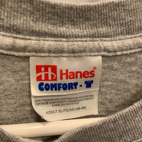 Vintage Hanes Comfort Tee 'American Heritage' Motorcycle Flag Graphic Tee XL - Picture 4 of 6